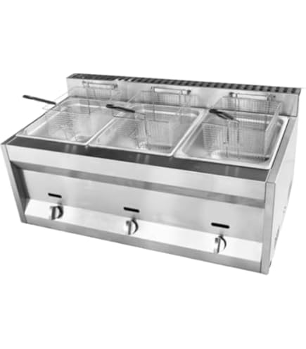 Amazon | 業務用フライヤー マルゼン 涼厨ガスフライヤー 1槽型 MGF